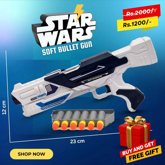 Soft Bullet Gun Toy for Kids