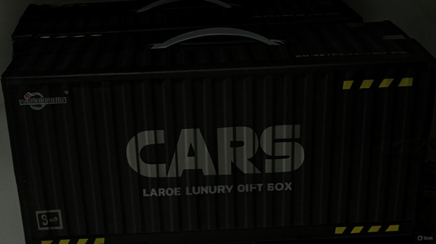 Premium Alloy Car Collection Set with Storage Container Box