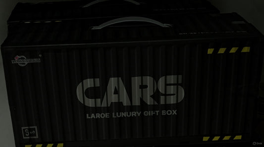 Premium Alloy Car Collection Set with Storage Container Box