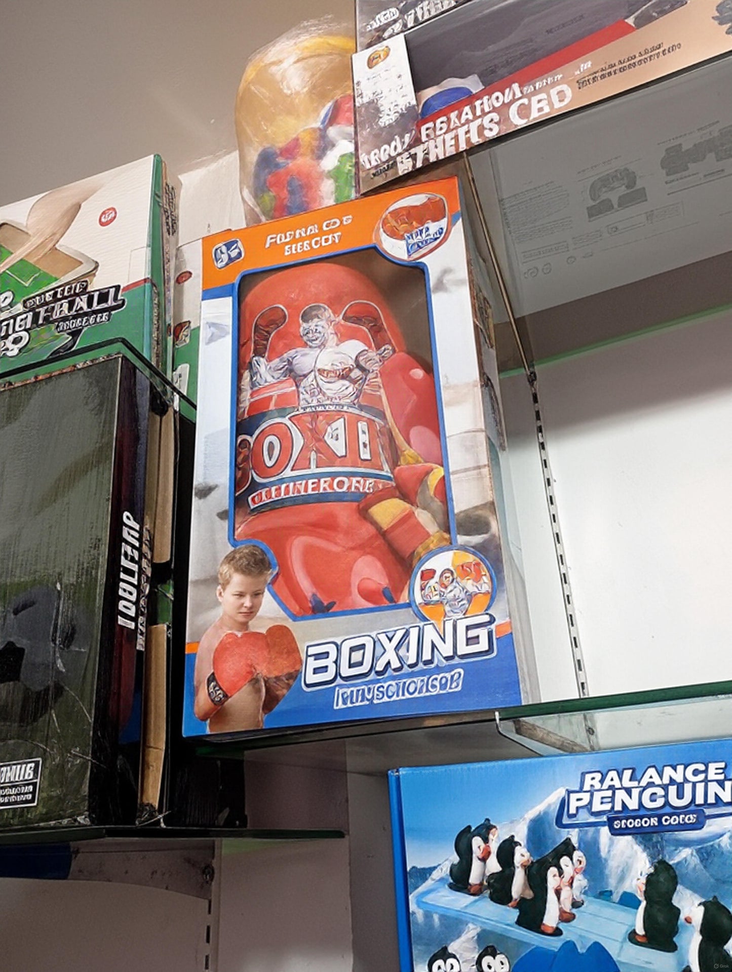 Kids’ Boxing Bag with Gloves