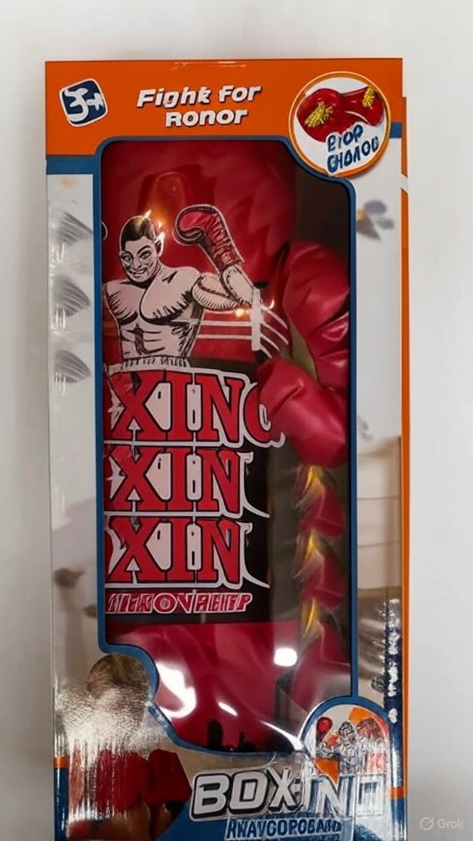 Kids’ Boxing Bag with Gloves