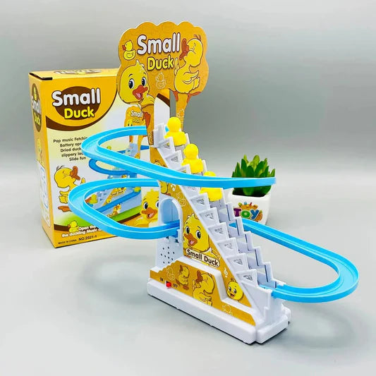Small Duck Climbing Stairs Toy – Fun Musical Slide Game 🦆🎶