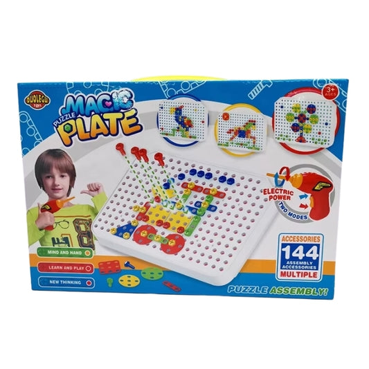 Magic Puzzle Plate – Fun &amp; Learning in One! 🧩✨