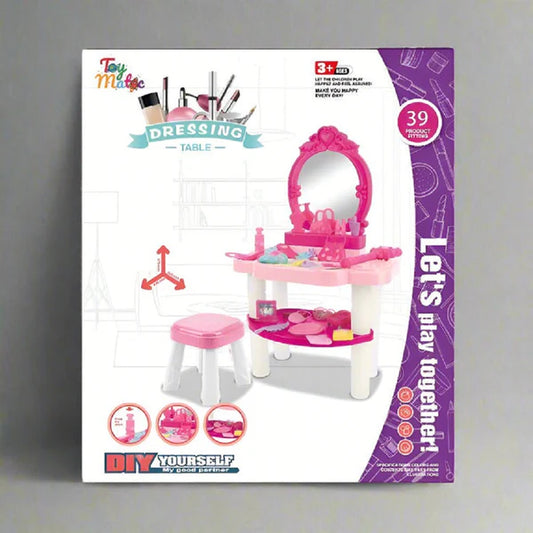Barbie Dressing Table Set Toy – Princess Makeup Vanity Playset