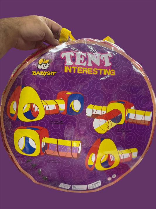 A Tent – Colorful Kids Play Tunnel &amp; Tent Set