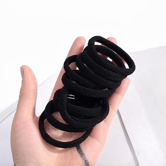 Basic 100-Piece Hair Bands for ponytail