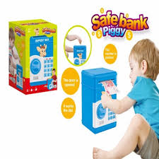 Kids Money Safe Toy – Mini ATM Piggy Bank